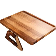 Habicare SS Wooden Sofa Clip-on Armrest Tray Wooden Sofa Clip-on Armrest Tray