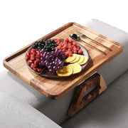 Habicare SS Wooden Sofa Clip-on Armrest Tray Wooden Sofa Clip-on Armrest Tray