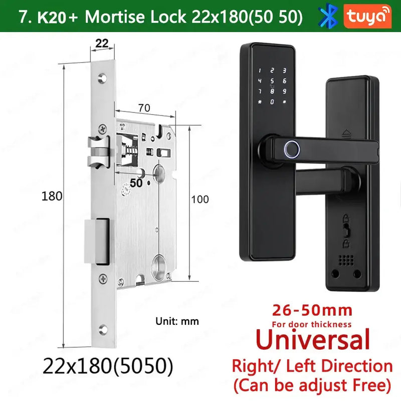 Habicare RAYKUBE K20 Biometric Fingerprint Door Lock RAYKUBE K20 Biometric Fingerprint Door Lock