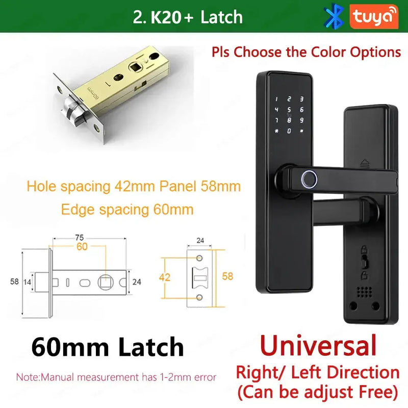 Habicare RAYKUBE K20 Biometric Fingerprint Door Lock RAYKUBE K20 Biometric Fingerprint Door Lock