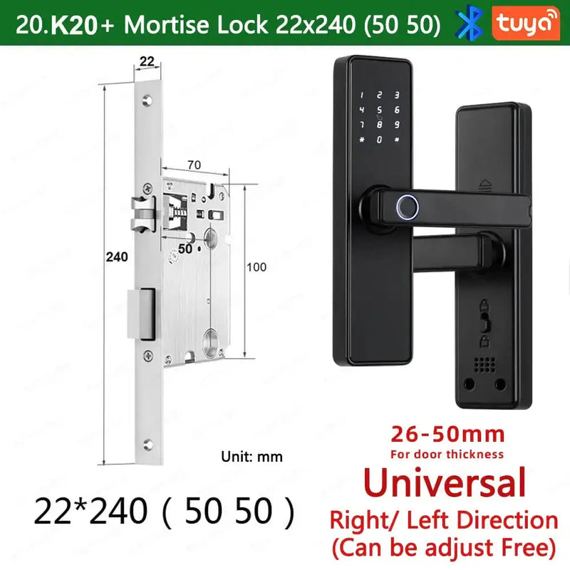 Habicare RAYKUBE K20 Biometric Fingerprint Door Lock RAYKUBE K20 Biometric Fingerprint Door Lock