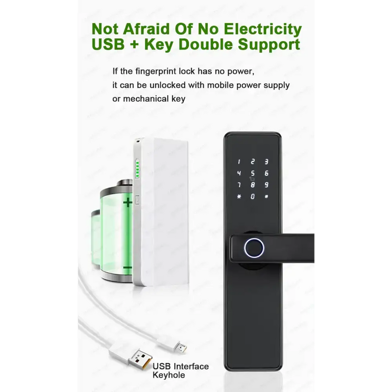 Habicare RAYKUBE K20 Biometric Fingerprint Door Lock RAYKUBE K20 Biometric Fingerprint Door Lock