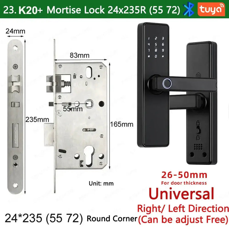 Habicare RAYKUBE K20 Biometric Fingerprint Door Lock RAYKUBE K20 Biometric Fingerprint Door Lock