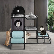 Cat Tree Tower Post Scratcher Scratching Condo Play House – view 4