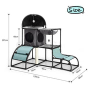 Cat Tree Tower Post Scratcher Scratching Condo Play House – view 2