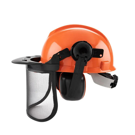 at Safety Helmet Face Shield With Visor Ear Muff for Chainsaw – view 1