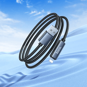 techplus X112 USB to iPhone Fast Charging Cable 2.4A LED Display X112 USB to iPhone Fast Charging Cable LED Display