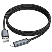 techplus X112 USB to iPhone Fast Charging Cable 2.4A LED Display X112 USB to iPhone Fast Charging Cable LED Display