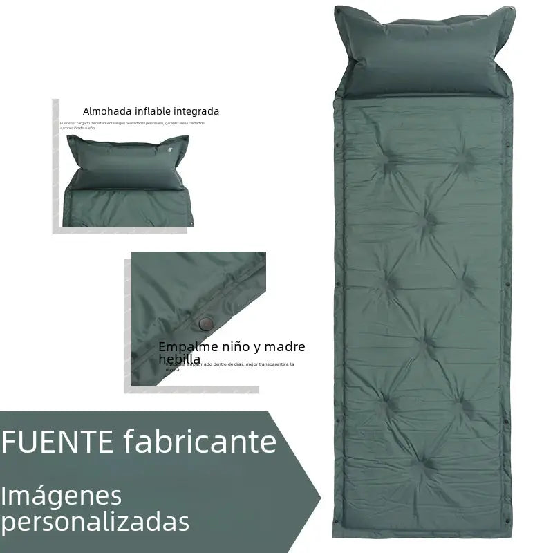 Automatic Inflatable Camping Mattress - 180x60x2.5cm Moisture-Proof Sleeping Pad | 200kg Capacity – view 6