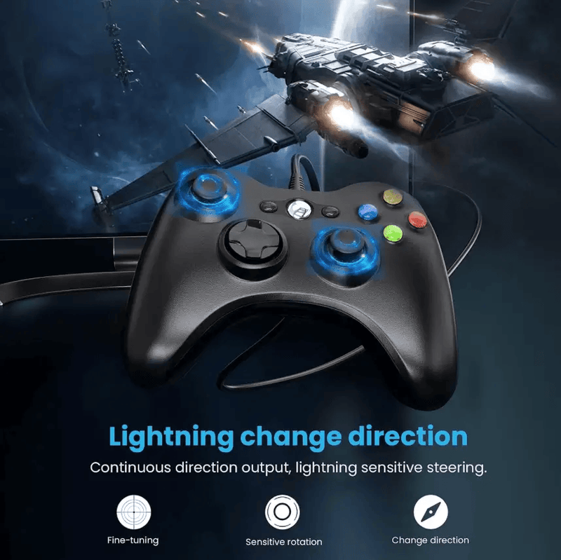 Dual Vibration Wired Controller for Xbox 360 & PC – Gamepad – view 4