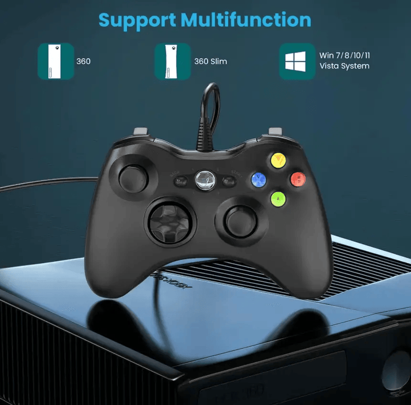 Dual Vibration Wired Controller for Xbox 360 & PC – Gamepad – view 3