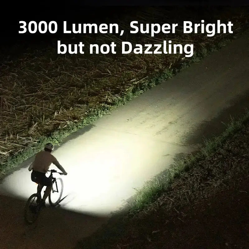 Habicare 3000-Lumen Bicycle Headlight (Rechargeable) 3000-Lumen Bicycle Headlight (Rechargeable)