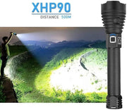 XHP90 3000LM Tactical 3 Mode Zoom Flashlight LED Hunting Torch – view 4
