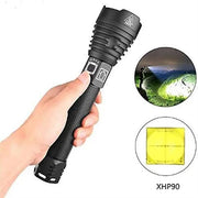 XHP90 3000LM Tactical 3 Mode Zoom Flashlight LED Hunting Torch – view 8