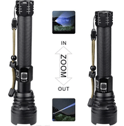 XHP90 3000LM Tactical 3 Mode Zoom Flashlight LED Hunting Torch – view 3