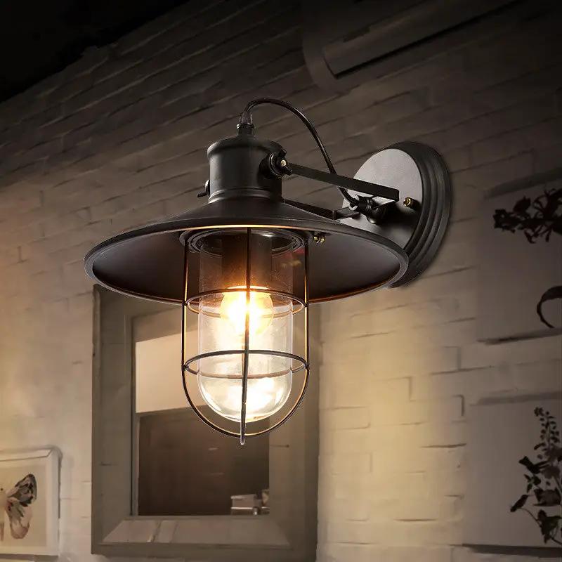 Indoor Wall Lamp Vintage Lighting Kitchen Light Black Wall Sconce – view 7