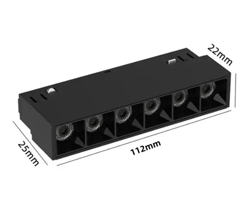Magnetic Spotlight Grille Light 6W LED Ceiling Lamp – view 2