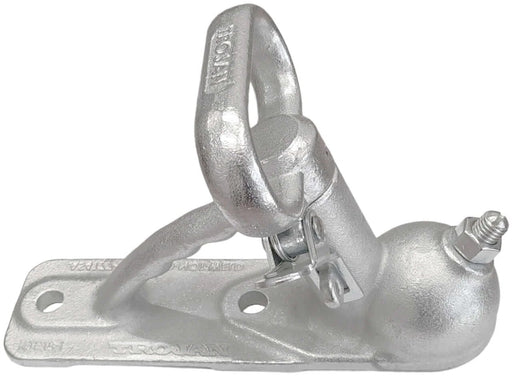Trojan Zinc Coupling 2000kg Rustproof 50mm 2Hole Trailer Hitch for Boat and Utility Trailers