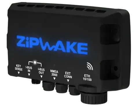 Zipwake Integrator Module Central Brain for Boat Electronics with Futureproof MFDs Integration and App Control for Boaters
