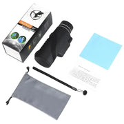 Habicare SS Zoom Monocular Telescope with Tripod & Phone Clip Zoom Monocular Telescope with Tripod & Phone Clip