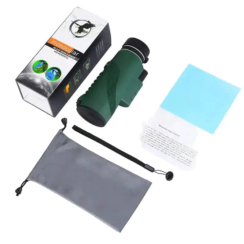 Habicare SS Zoom Monocular Telescope with Tripod & Phone Clip Zoom Monocular Telescope with Tripod & Phone Clip
