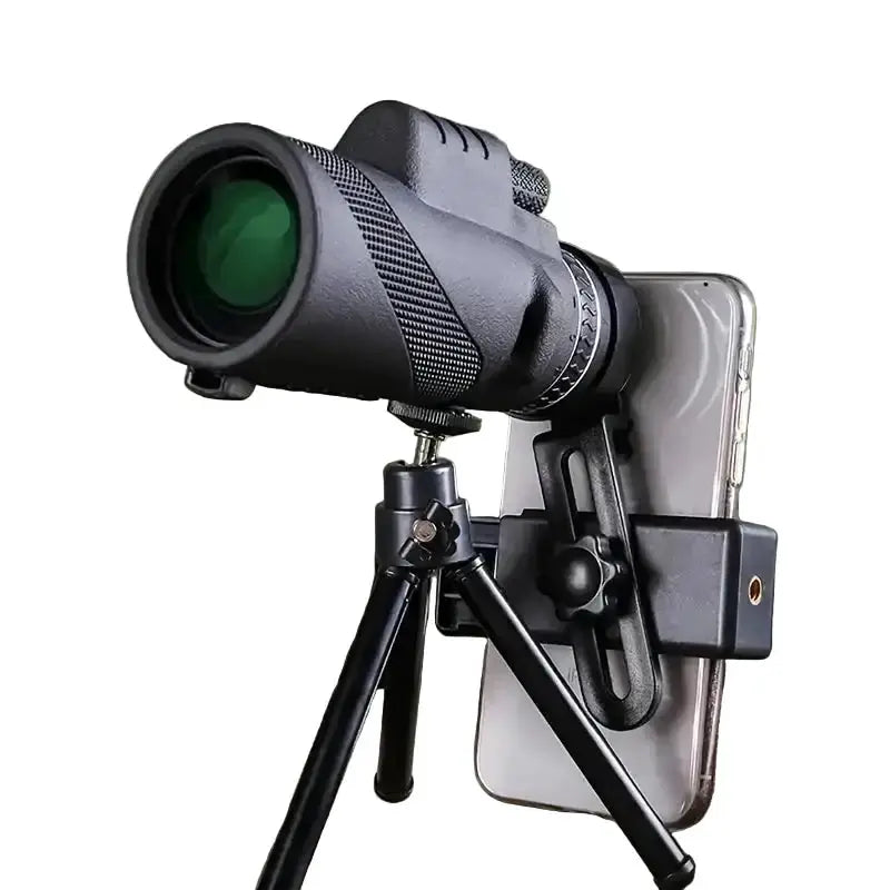 Habicare SS Zoom Monocular Telescope with Tripod & Phone Clip Zoom Monocular Telescope with Tripod & Phone Clip