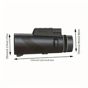 Habicare SS Zoom Monocular Telescope with Tripod & Phone Clip Zoom Monocular Telescope with Tripod & Phone Clip