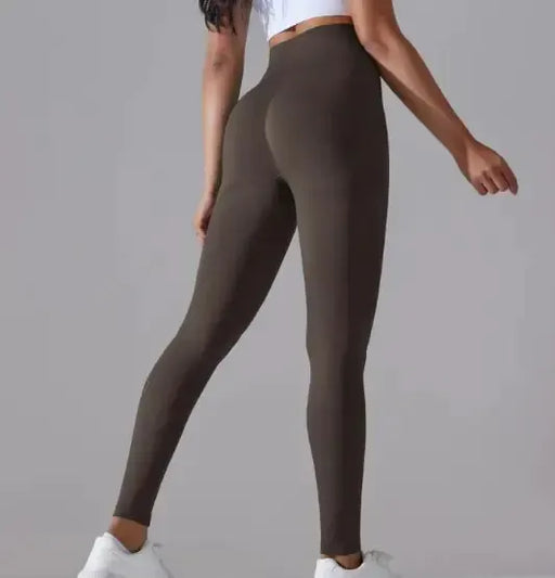 Knitted High Waist Yoga Pants - Soft Stretch Activewear | Women's Athletic Wear – view 1